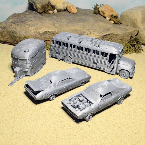 Miniature Wargame Terrain Barricade B111 Post Apocalypse Warhammer 40K –  Adventures And Hobbies