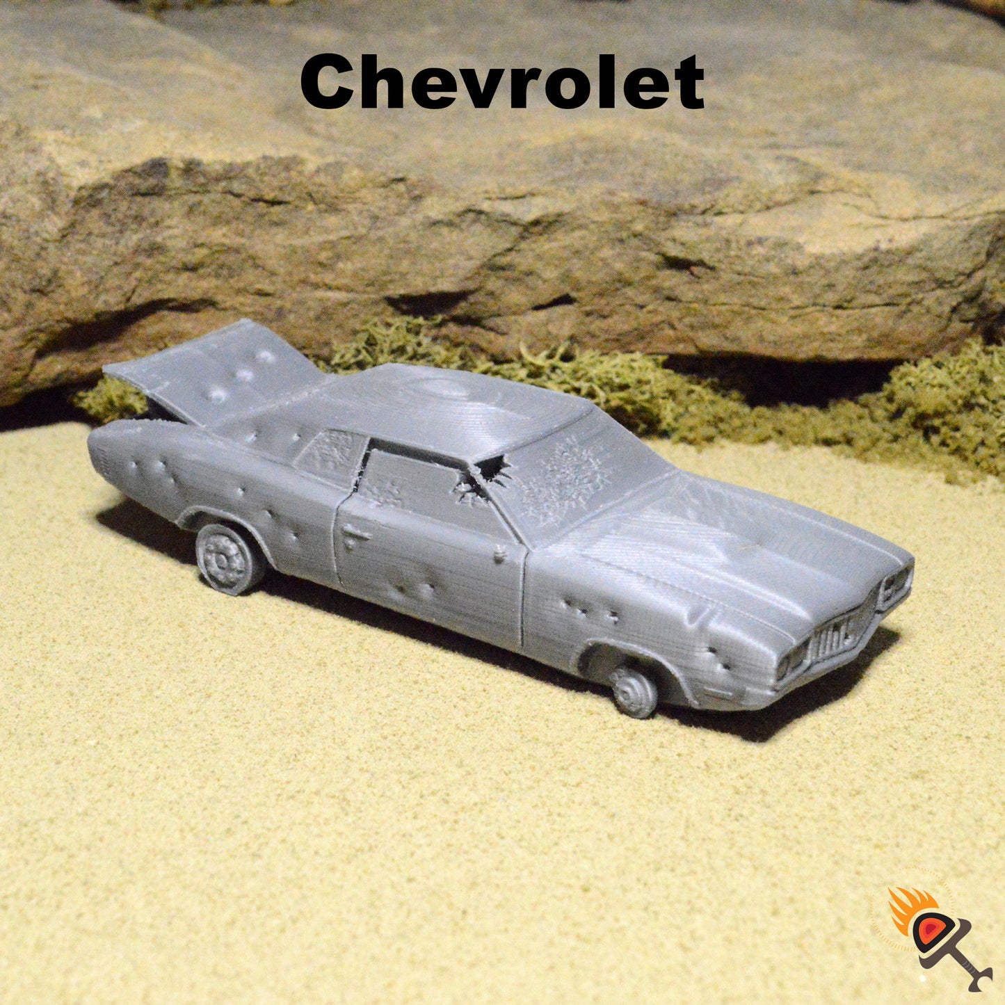 Miniature Wrecked Cars for Gaslands Terrain 15mm 20mm 28mm 32mm, Abandoned Junk Cars for Fallout Wasteland Urban Post-Apocalyptic Skirmish