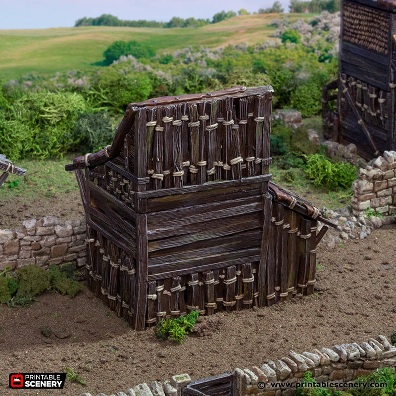Miniature Medieval Shanty for DnD Terrain 15mm 28mm 32mm, Medium Shack for D&D Pathfinder Medieval Village, King and Country