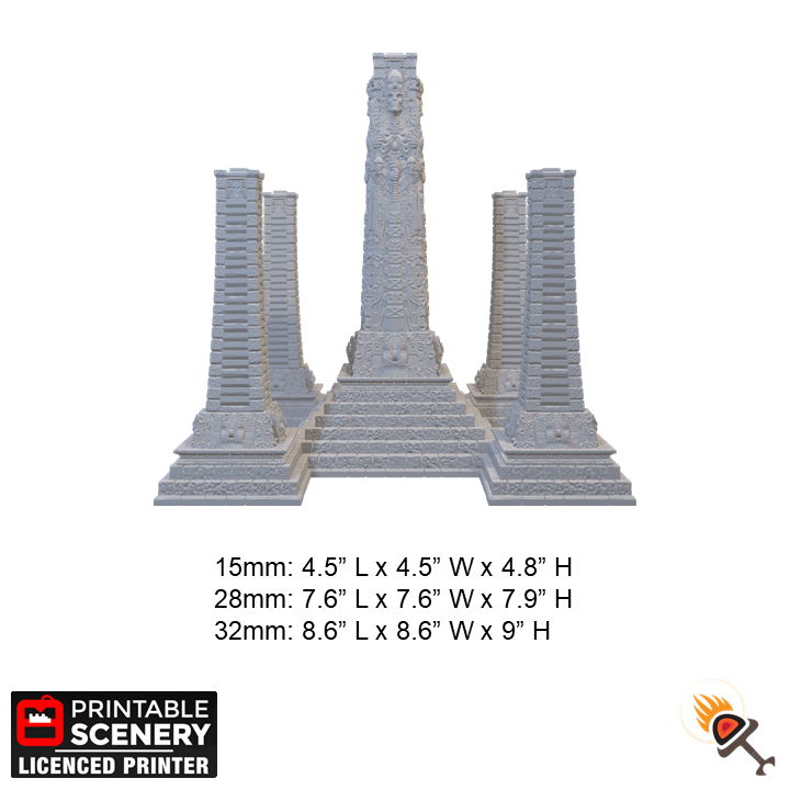 Mortis Simulacrum 15mm 28mm 32mm for D&D Terrain, Ancient Alien Civilization Idol for DnD Pathfinder Warhammer 40k Age of Sigmar