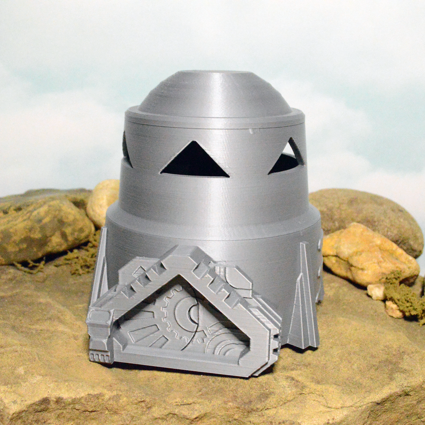 Sci-Fi Settlement: Watchtower 15mm 28mm 32mm for Star Wars Legion Terrain D&D DnD Pathfinder Warhammer 40k Terrain