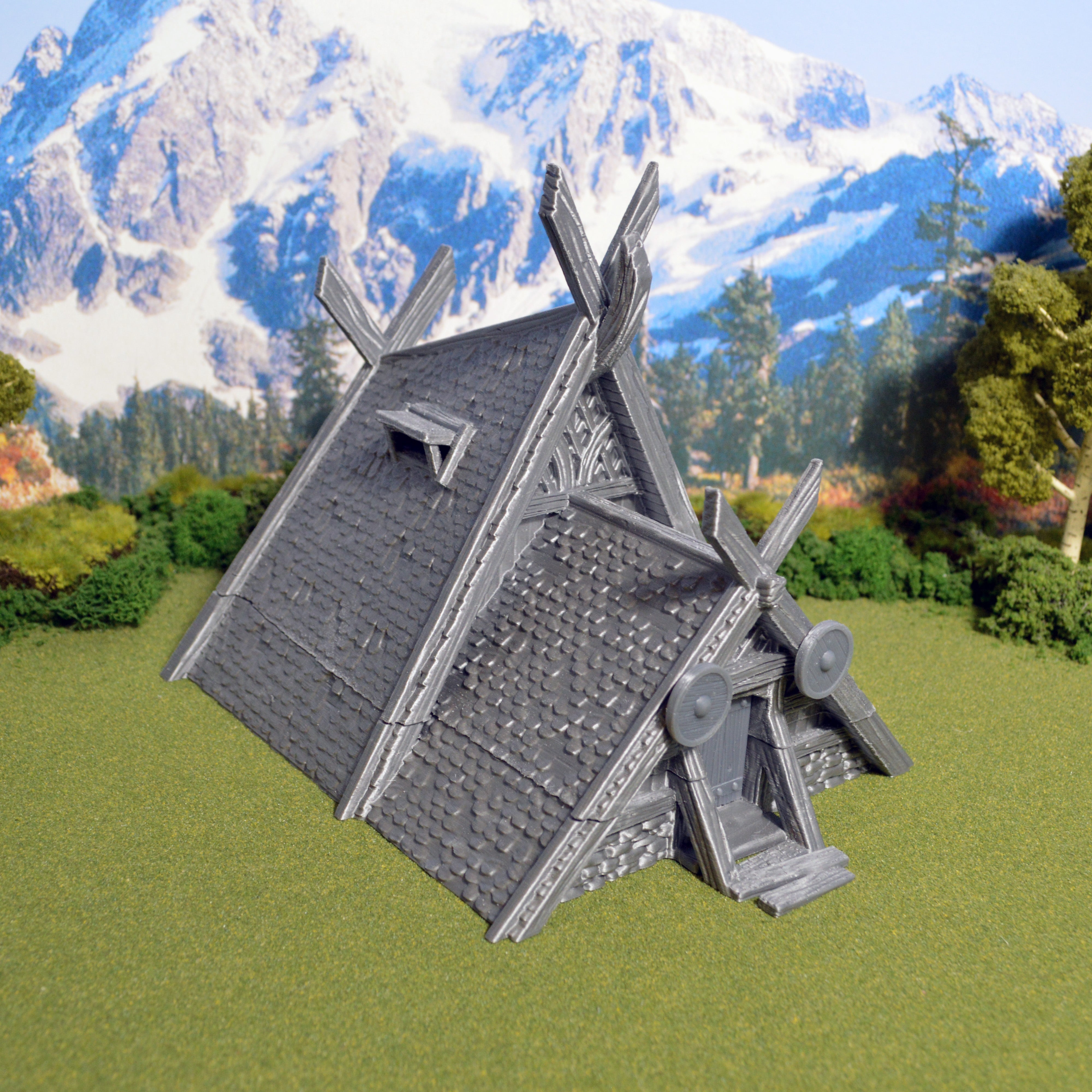 Vikings Collection of 3D Printed Miniature Scenery – Dungeon Torch