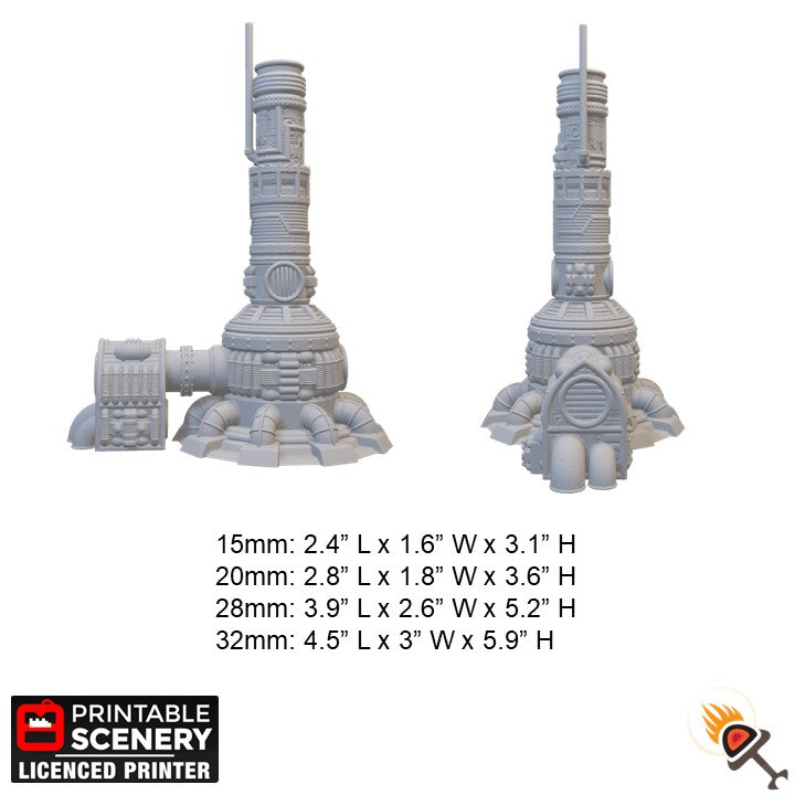 Chemical Stack for Warhammer 40k Terrain 15mm 20mm 28mm 32mm, Star Wars Legion D&D DnD Sci-Fi Industrial Planet, Gift for Tabletop Gamers
