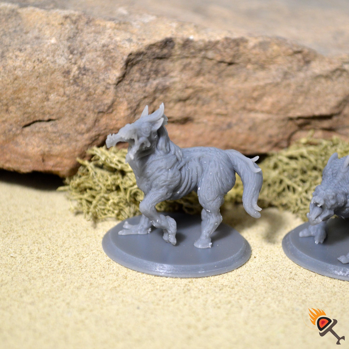 Miniature Mutated Animals for Fallout Wasteland Warfare 20mm 28mm 32mm, Post Apocalyptic Mutant Beast Cow Wolf Horse, Beyond the Badlands