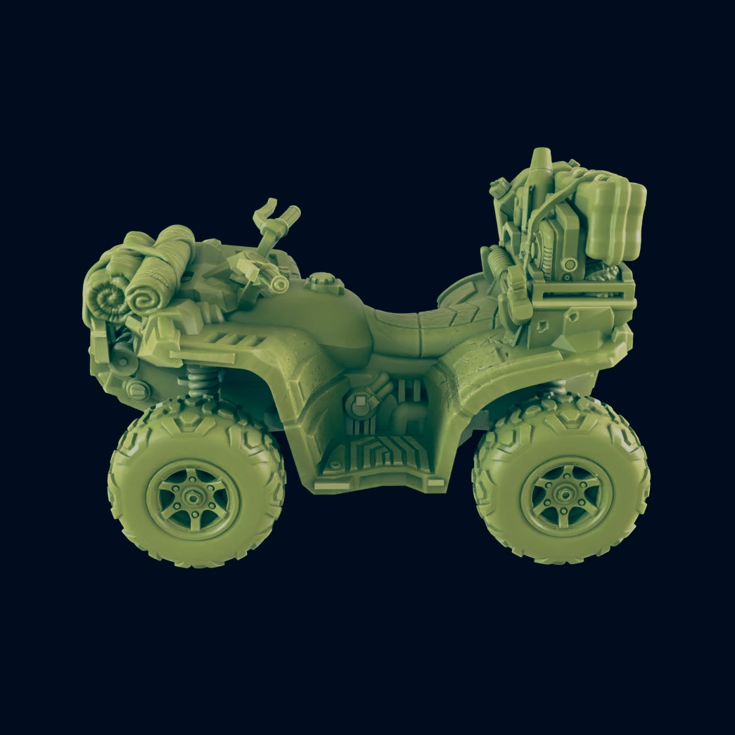 Miniature ATV Quad for Gaslands 20mm 28mm 32mm, Post-Apocalyptic 4 Whe –  Dungeon Torch