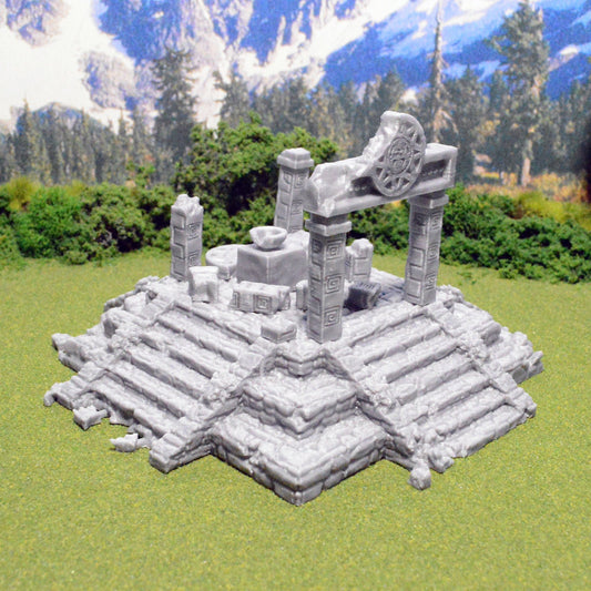 Aztec Ruins 28mm for D&D Terrain, Warhammer 40k, Age of Sigmar, Pathfinder, DnD Ruins