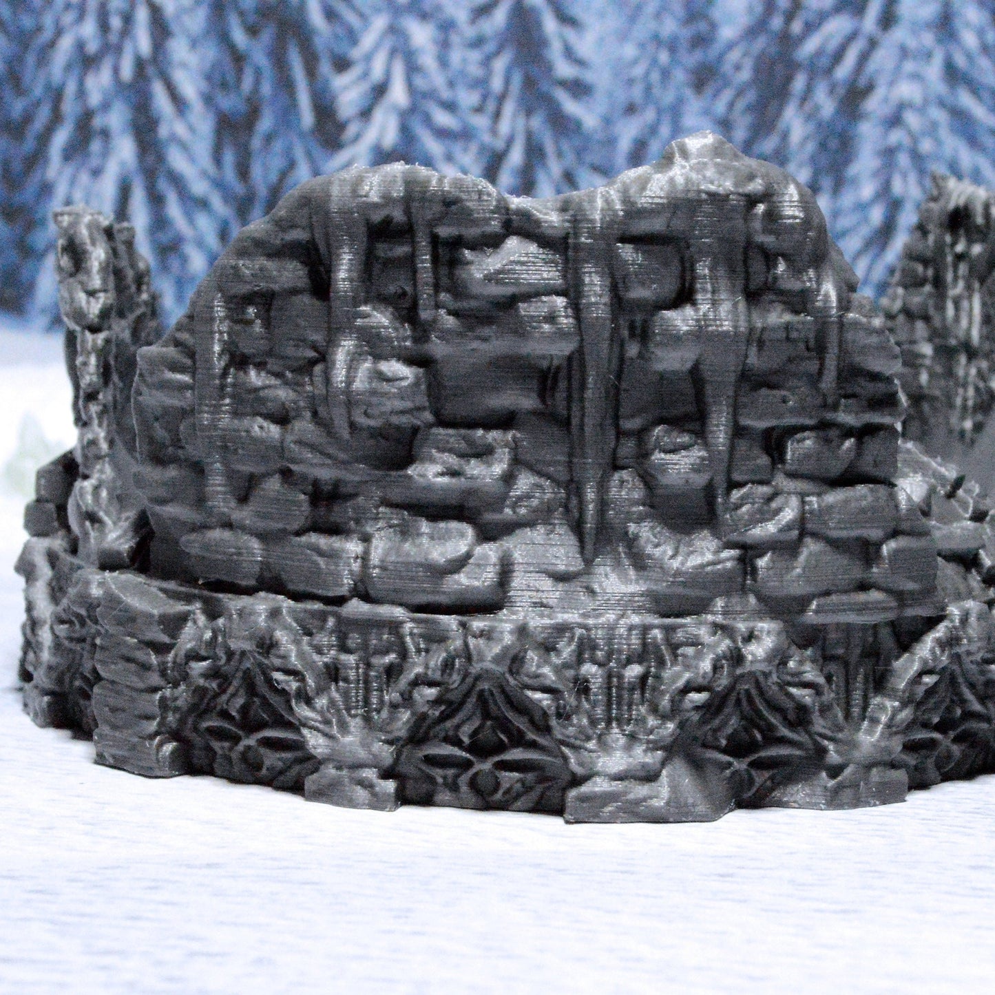 Frozen Ruins 15mm 28mm 32mm for D&D Icewind Dale Terrain, DnD Pathfinder Frostgrave Arctic Snowy Icy Rubble