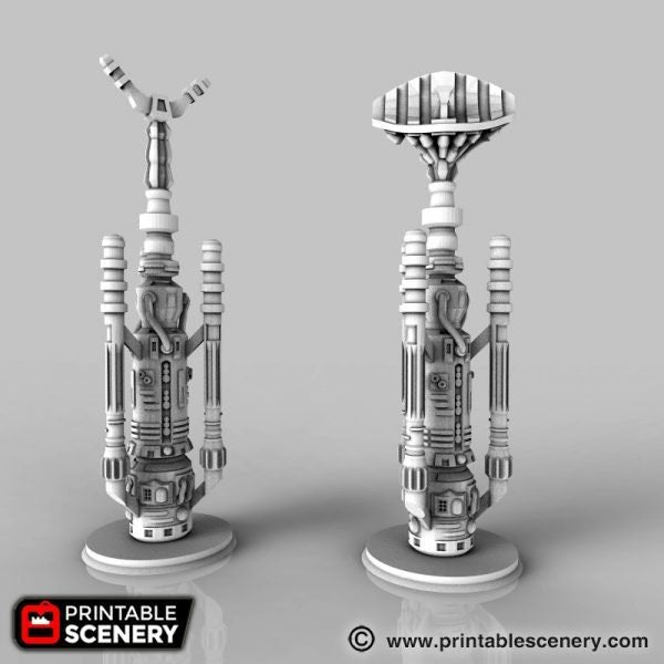 Sci-Fi Vaporators 15mm 28mm 32mm for D&D Terrain, DnD Pathfinder Warhammer 40k Star Wars Legion Desert Planet Terrain