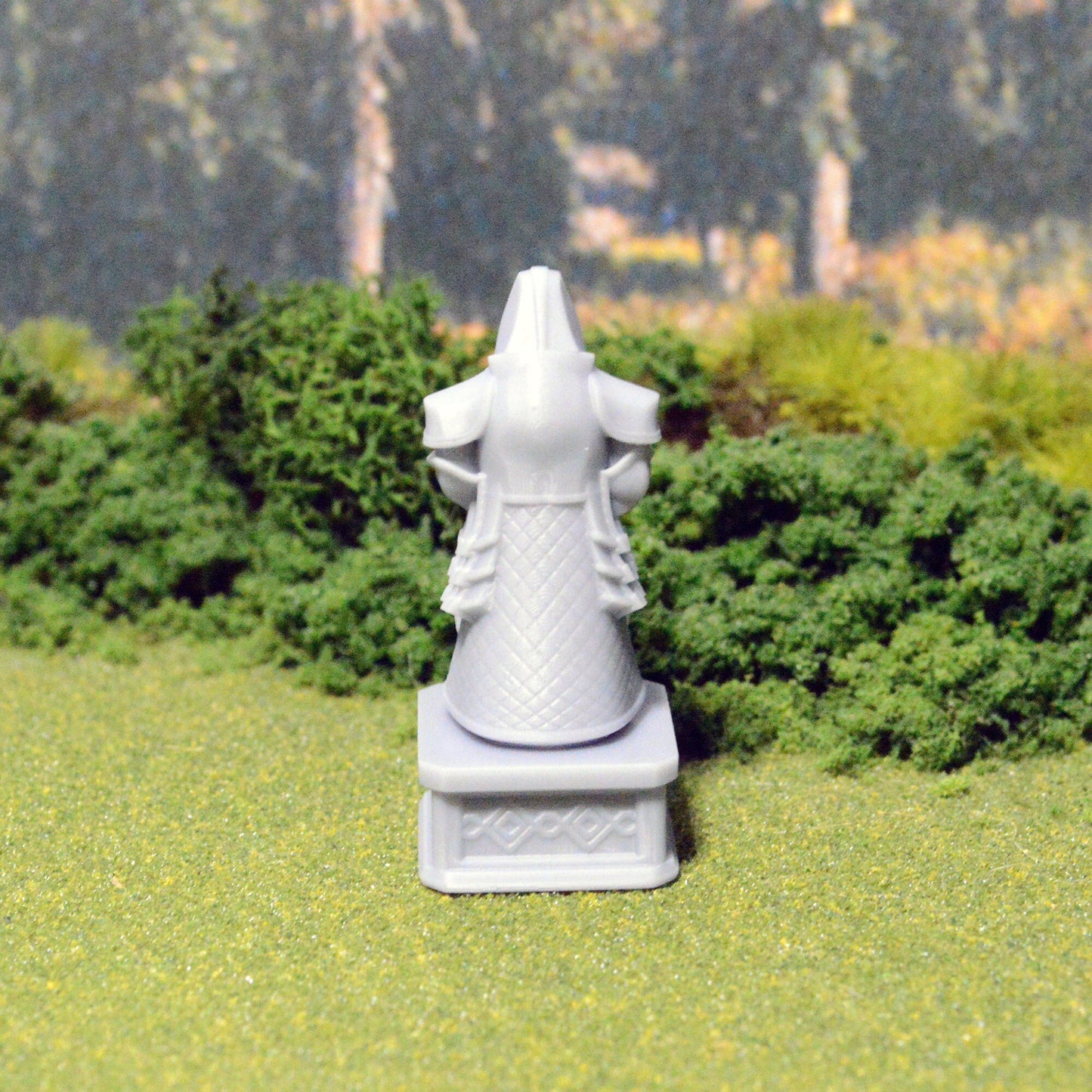 Miniature Dwarven Statue 15mm 28mm 32mm for D&D Terrain, DnD Pathfinder