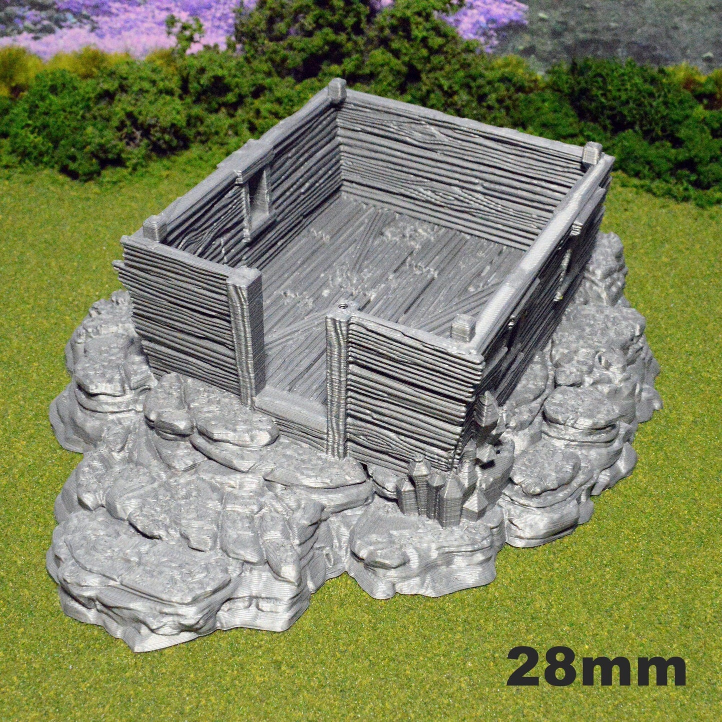 Miniature Cavern House Shack for D&D Terrain 15mm 28mm 32mm, Grotto Goblin Shanty for DnD Pathfinder Fantasy RPGs, Gift for Tabletop Gamers