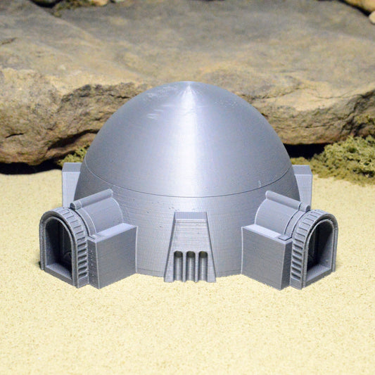 Sci-Fi Settlement: Adobe Hut B 15mm 28mm 32mm for Star Wars Legion Terrain, D&D Terrain, Warhammer 40k Terrain