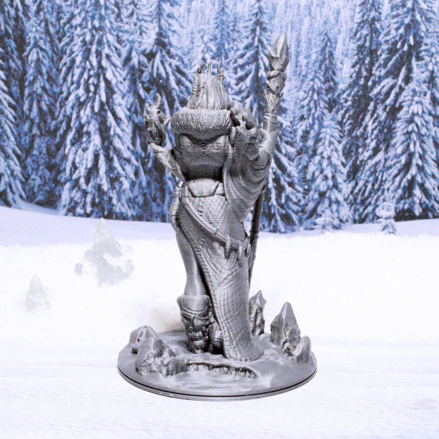Frost Giant Female 15mm 28mm 32mm for D&D Icewind Dale Miniature, DnD Miniature, Frostgrave Warhammer Pathfinder