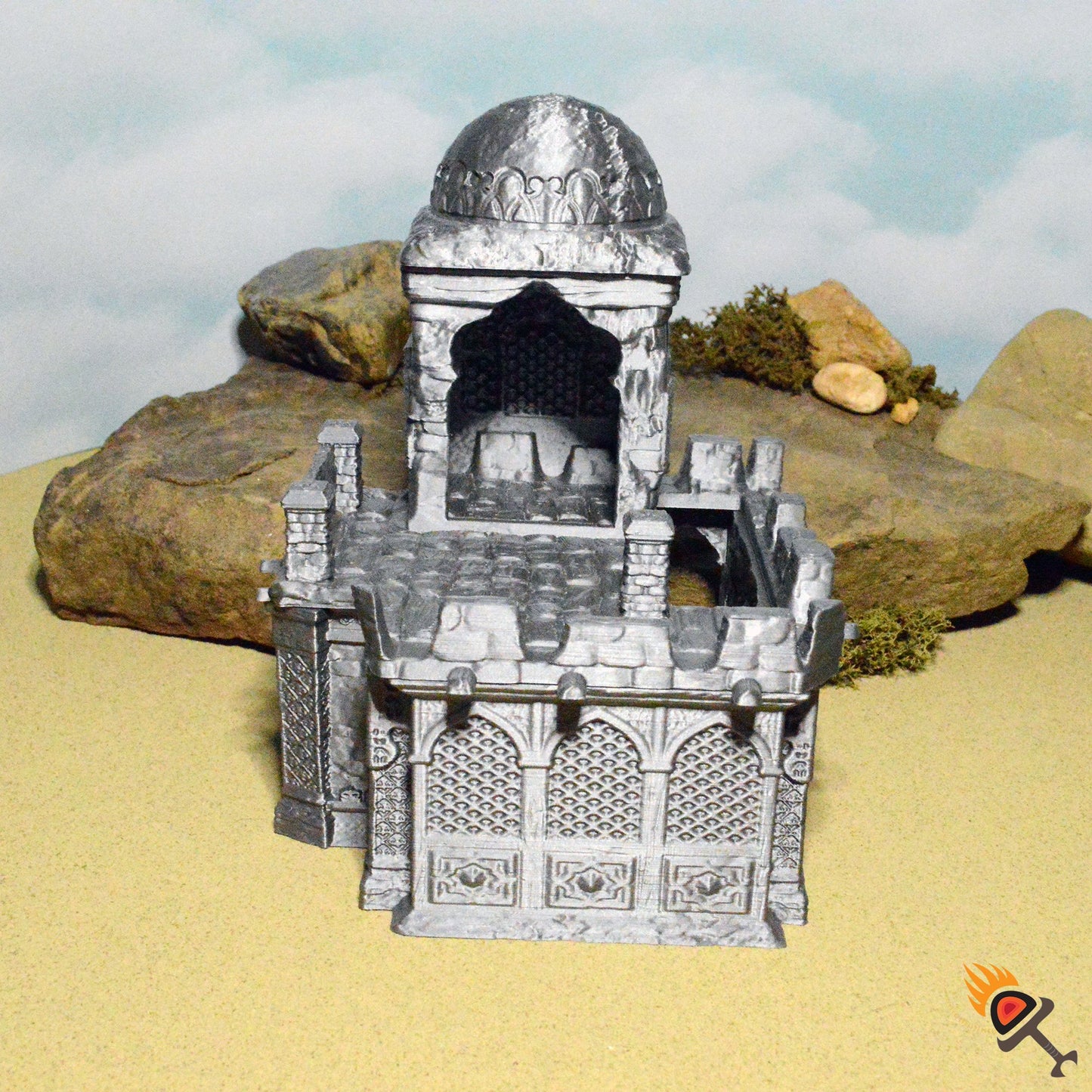 Desert Merchant House 15mm 28mm 32mm for D&D Terrain, DnD Pathfinder Dunes, Empire of Scorching Sands