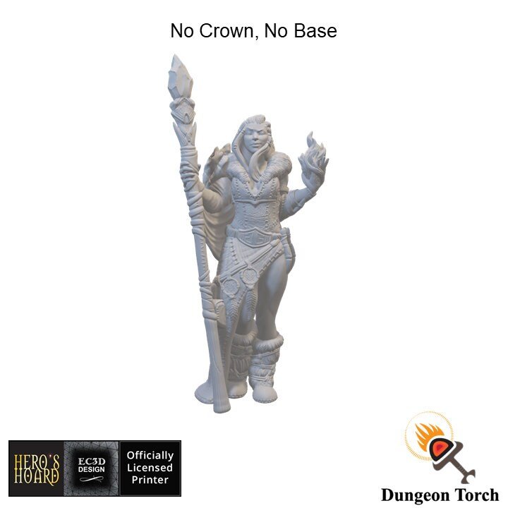 Frost Giant Female 15mm 28mm 32mm for D&D Icewind Dale Miniature, DnD Miniature, Frostgrave Warhammer Pathfinder
