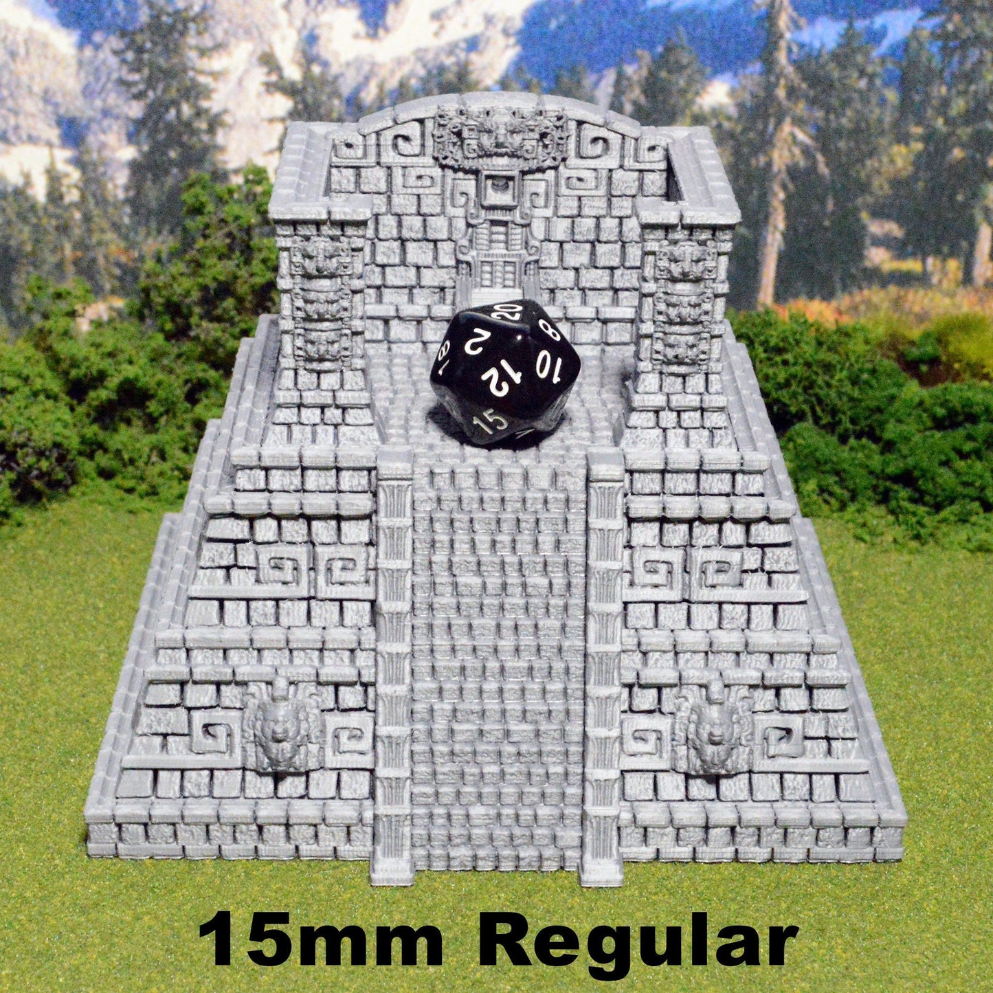 Ancient Throne 15mm 28mm 32mm for D&D Terrain, DnD Terrain, Pathfinder Terrain, Alien Ruins, Ancient Civilization Throne