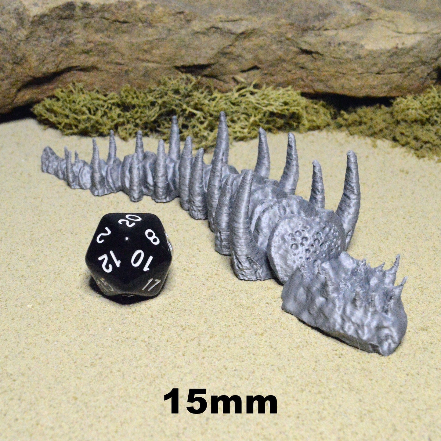 Sea Monster Remains 15mm 28mm 32mm for D&D Terrain, DnD Pathfinder Coastal Underwater Leviathan Bones