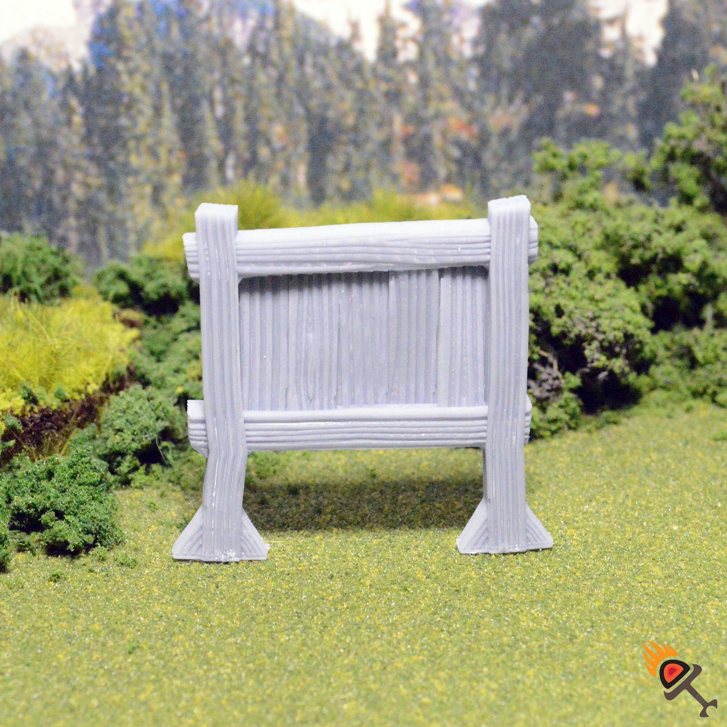 Miniature Billboard for D&D Terrain 15mm 20mm 28mm 32mm, Quest Board for DnD Pathfinder Town Square Message Board Noticeboard