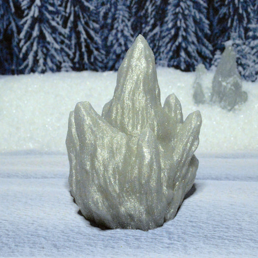 Ice Shard 15mm 28mm 32mm for D&D Icewind Dale Terrain, DnD Pathfinder Frostgrave Arctic Snowy Icy Crystal