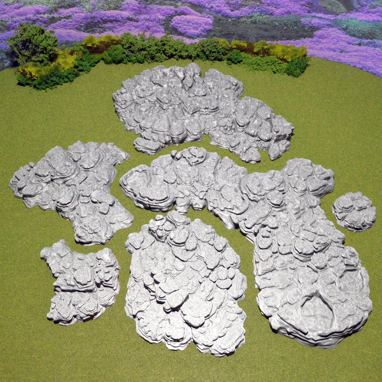 Cavern Floors 15mm 28mm for D&D Terrain, DnD Pathfinder Grotto Underdark, Out of the Abyss